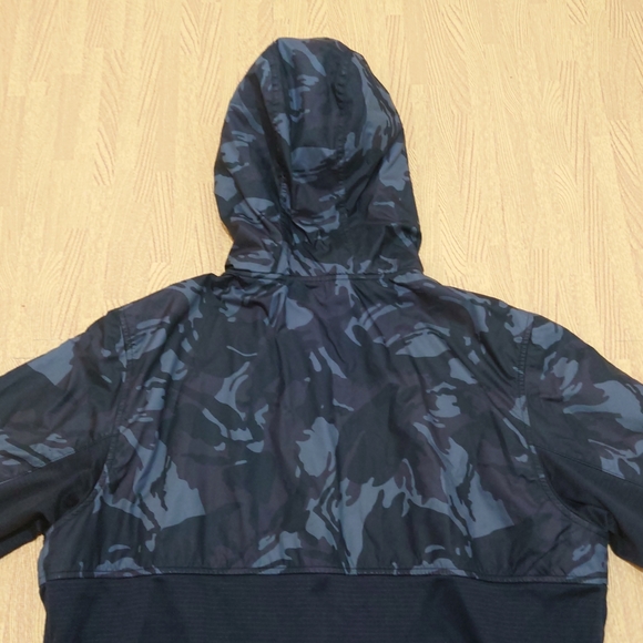 The North Face Jacket Men's Medium Camouflage Black Green Full Zip Hoodie - Picture 8 of 15